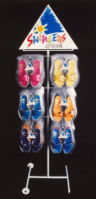 Swingers display stand